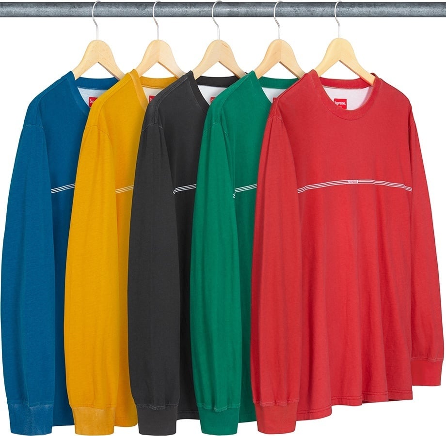 Printed Stripe L/S Top
